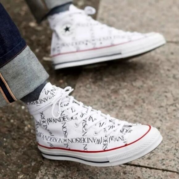 Converse X JW Anderson CTAS Hitop Sneakers - Picture 1 of 10